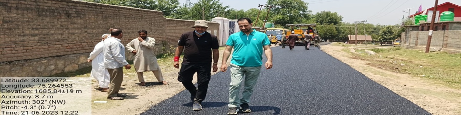 Macdamisation of Nowgam Wakibalan Road